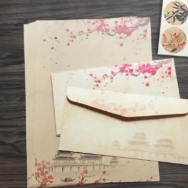 Envelopes de Papel de Carta de Design Vintage Clássico