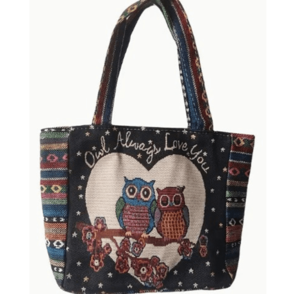 Saco Boho Chic Coruja