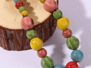 Colar de Pedras multicoloridas