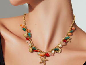 Colar Ocean Style Conchas & Estrela do Mar