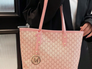 Mala Tote Monograma Rosa Chic